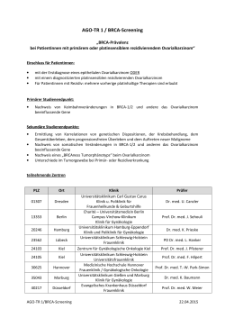 AGO-TR 1 / BRCA