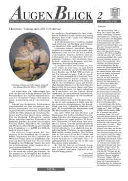 AuGENBLIck 2 - Freundeskreises Goethe