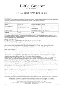 Intelligent Matt Emulsion