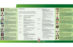 Programm Fachsymposium 2015 - Kern