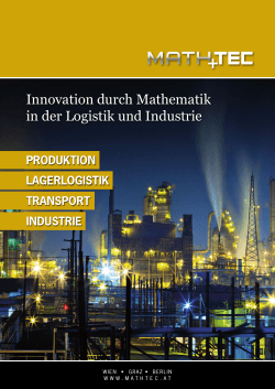 Innovation durch Mathematik in der Logistik und Industrie