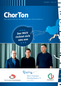 ChorTon - MGV Frohsinn Werthenbach