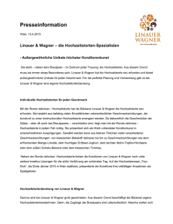 Hochzeitstorten 2015