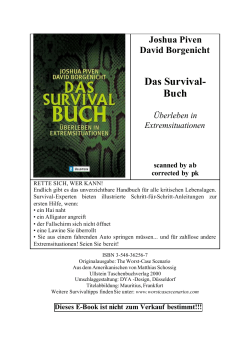 Das Survival-Buch - Ãœberleben in