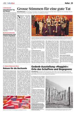 Grosse Stimmen f&uuml;r eine gute Tat - Soroptimist International Club