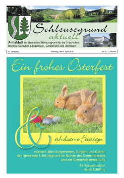 Amtsblatt - Gemeinde