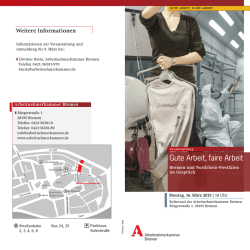 Gute Arbeit, faire Arbeit