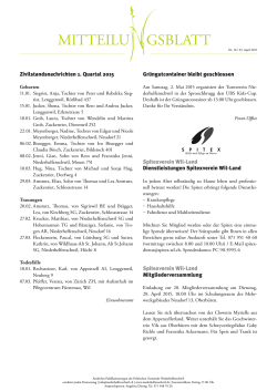 Mitteilungsblatt 23.04.2015 - Gemeinde Niederhelfenschwil