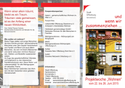 Projektwoche Wohnen 2015