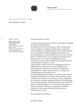Gl&uuml;ckwunschschreiben