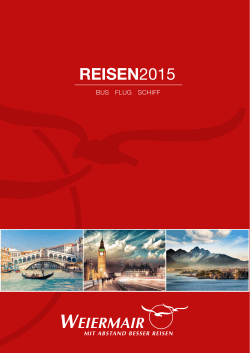 Reisen2015 Katalog - Weiermair