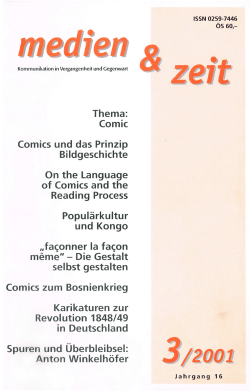 medien & zeit 3/2001 – Comic