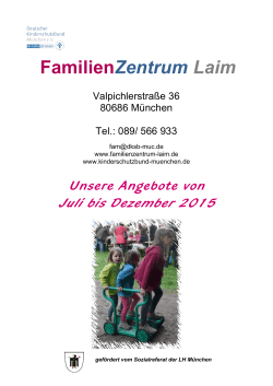 hier als pdf - Familienzentrum Laim