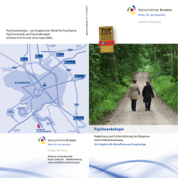 Psychoonkologie - SozialStiftung Bamberg