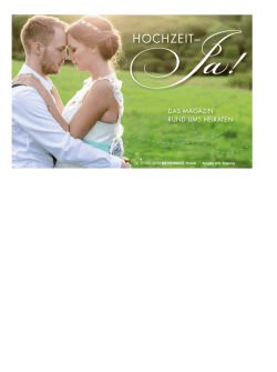 HOCHZEIT&ndash; - S&uuml;dkurier
