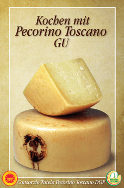 Kochen mit Pecorino Toscano GU