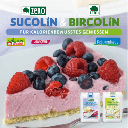 SUCOLIN & BIRCOLIN Sommer-Flyer 2015