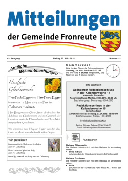 Herzliche Gl&uuml;ckw&uuml;nsche Frau Paula Egger und Herr