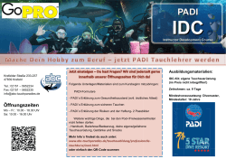 IDC Flyer - abc Tauchparadies