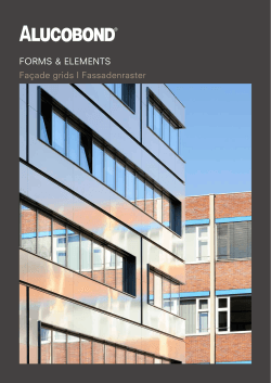FORMS & ELEMENTS Façade grids I Fassadenraster