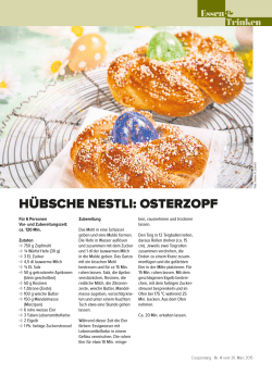 H&Uuml;BSCHE NESTLI: OSTERZOPF