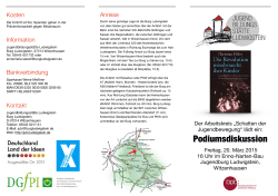 Flyer zur Veranstaltung - Jugendbildungsstätte Ludwigstein