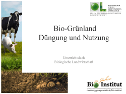 Bio-Grünland - und Forschungsanstalt Raumberg