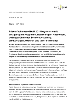 HAIR 2015_Messebilanz