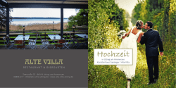 Hochzeit - Alte Villa Utting