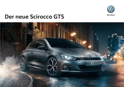 Der neue Scirocco GTS