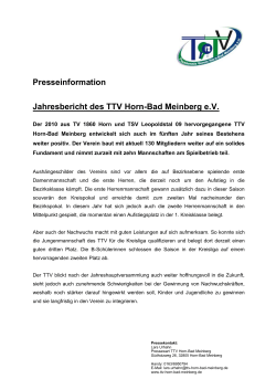 Jahresbericht_JHV_2015 - TTV Horn
