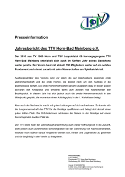 Jahresbericht_JHV_2015 - TTV Horn
