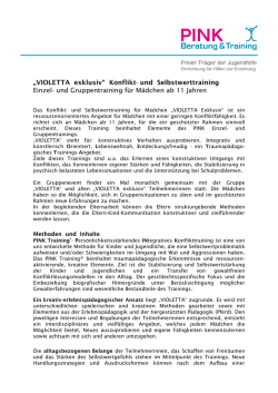 Infos als PDF - PINK Beratung & Training