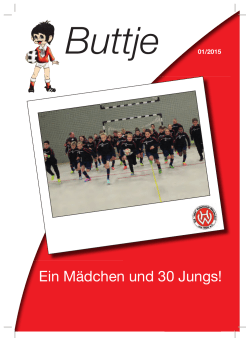 Ein Mädchen und 30 Jungs!