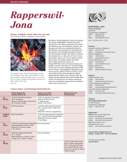 Gemeindeseite von Rapperswil-Jona als PDF