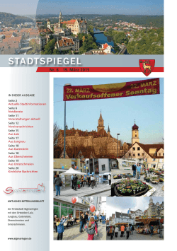 stadtspiegel - Sigmaringen