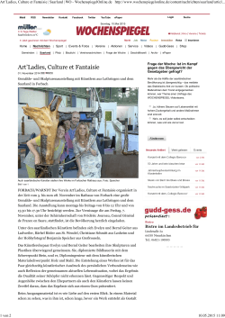 Art`Ladies, Culture et Fantaisie - bei Geiter - art & design