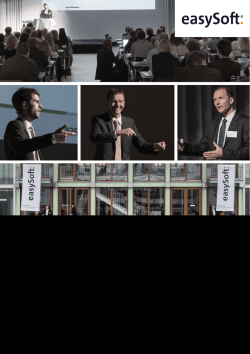 easySoft Anwenderkonferenz 2015
