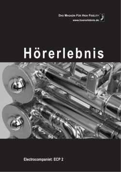 Hörerlebnis - Electrocompaniet