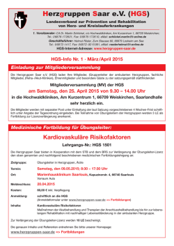 Herzgruppen Saar e.V. (HGS)