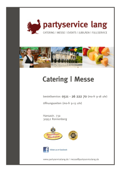 partyservice lang - Geflügel-Party