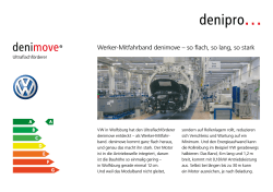 Werker-Mitfahrband denimove – so flach, so lang, so stark