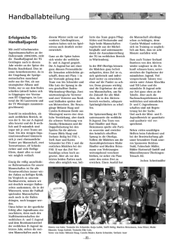 Handballabteilung