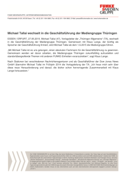 Medienmitteilung als PDF