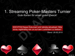Streaming Poker-Masters 2015