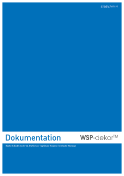 Dokumentation Wandpaneelen