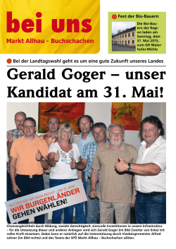 unser Kandidat am 31. Mai! - SPÖ Markt Allhau
