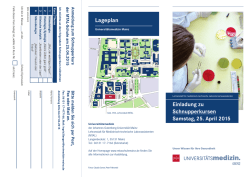 Lageplan - Universitätsmedizin Mainz
