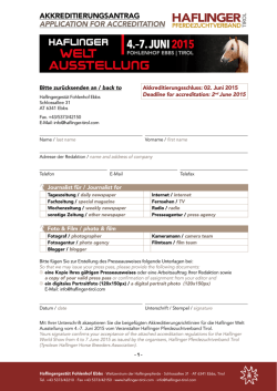 Download: Akkreditierungsformular ()
