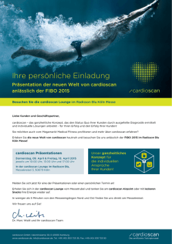 Ihre pers&ouml;nliche Einladung